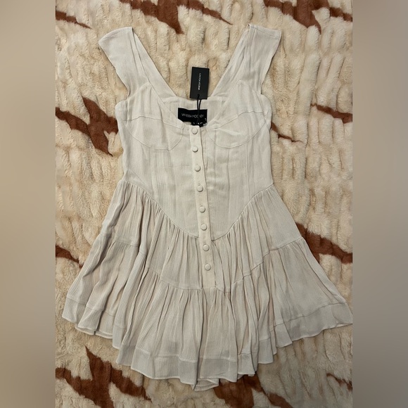 Vanessa Mooney Pants - NEW Vanessa Mooney Elisabeth Romper Ivory Small
